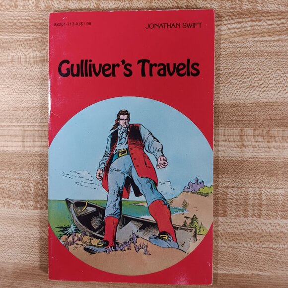 Gulliver's Travels Swift 1984 B&W Pocket Classics Comic Paperback Vintage 80s - Picture 1 of 6